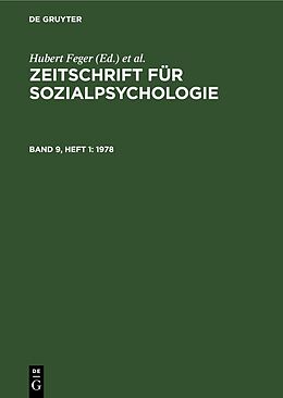 E-Book (pdf) Zeitschrift für Sozialpsychologie / 1978 von 