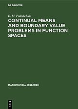 eBook (pdf) Continual Means and Boundary Value Problems in Function Spaces de E. M. Polishchuk