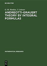 E-Book (pdf) Andreotti-Grauert Theory by Integral Formulas von G. M. Henkin, J. Leiterer