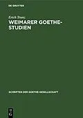E-Book (pdf) Weimarer Goethe-Studien von Erich Trunz