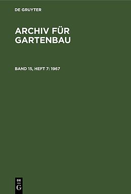 E-Book (pdf) Archiv für Gartenbau / 1967 von 