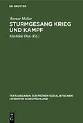 E-Book (pdf) Sturmgesang Krieg und Kampf von Werner Möller