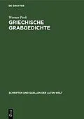 E-Book (pdf) Griechische Grabgedichte von Werner Peek