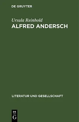 PDF Alfred Andersch von Ursula Reinhold