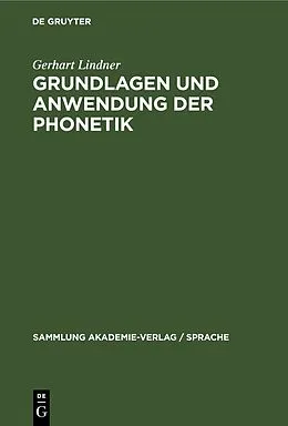E-Book (pdf) Grundlagen und Anwendung der Phonetik von Gerhart Lindner