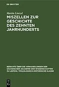 E-Book (pdf) Miszellen zur Geschichte des zehnten Jahrhunderts von Martin Lintzel