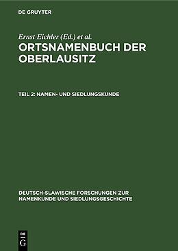 E-Book (pdf) Ortsnamenbuch der Oberlausitz / Namen- und Siedlungskunde von 