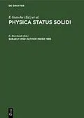 PDF Subject and Author Index 1986 von 