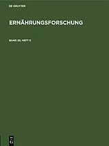 PDF Ernährungsforschung. Band 20, Heft 5 von