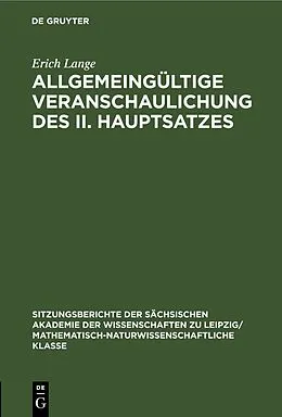 E-Book (pdf) Allgemeingültige Veranschaulichung des II. Hauptsatzes von Erich Lange