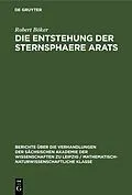 E-Book (pdf) Die Entstehung der Sternsphaere Arats von Robert Böker