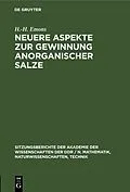 PDF Neuere Aspekte zur Gewinnung anorganischer Salze von H.-H. Emons