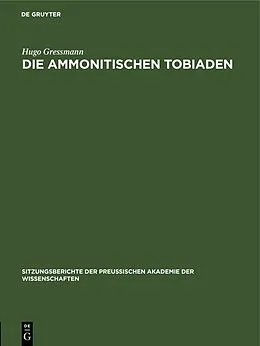 PDF Die ammonitischen Tobiaden von Hugo Gressmann
