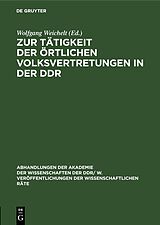 E-Book (pdf) Zur Tätigkeit der örtlichen Volksvertretungen in der DDR von 