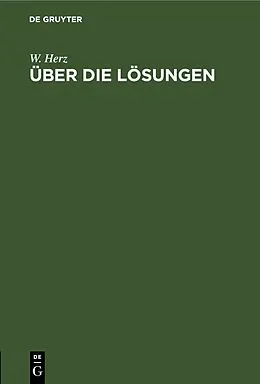 E-Book (pdf) Über die Lösungen von W. Herz