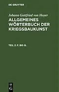 PDF F. bis Q. von Johann Gottfried Von Hoyer