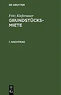 E-Book (pdf) Nachtrag 1. von Fritz Kiefersauer