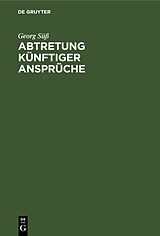 E-Book (pdf) Abtretung künftiger Ansprüche von Georg Süß