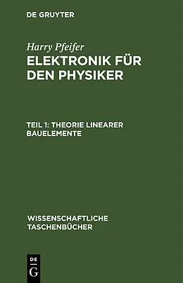 E-Book (pdf) Theorie linearer Bauelemente von Harry Pfeifer