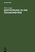 E-Book (pdf) Einführung in die Ökonometrie von Oskar Lange