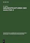 E-Book (pdf) Grundstrukturen der Analysis II von W. Gähler
