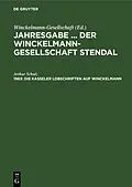 E-Book (pdf) Die Kasseler Lobschriften auf Winckelmann von Arthur Schulz