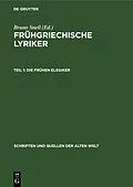 E-Book (pdf) Die frühen Elegiker von 