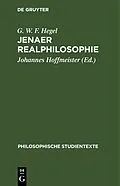 E-Book (pdf) Jenaer Realphilosophie von G. W. F. Hegel
