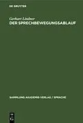 E-Book (pdf) Der Sprechbewegungsablauf von Gerhart Lindner