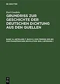 E-Book (pdf) Abteilung 7, Buch 8: Vom Frieden 1815 bis zur französischen Revolution 1830 von Karl Goedeke