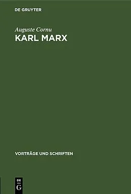 PDF Karl Marx von Auguste Cornu
