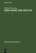 E-Book (pdf) Der Name der Buche von Wilhelm Wissmann