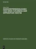 PDF Mikrometermessungen von Eros während der Opposition 1937/38 von Julius Dick