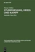 E-Book (pdf) Sturmgesang, Krieg und Kampf von Werner Möller