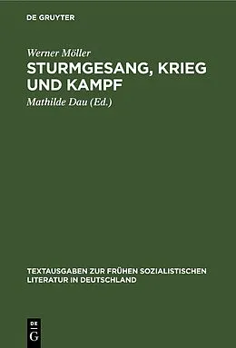 E-Book (pdf) Sturmgesang, Krieg und Kampf von Werner Möller