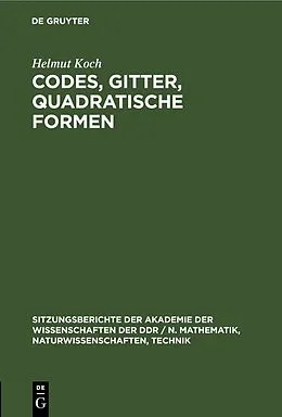 E-Book (pdf) Codes, Gitter, quadratische Formen von Helmut Koch