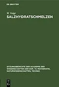 E-Book (pdf) Salzhydratschmelzen von H.-H. Emons, Th. Fanghänel, R. Naumann