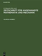PDF Zeitschrift für Angewandte Mathematik und Mechanik. Volume 64, Number 5 von 