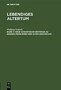 PDF Neue sowjetische Beiträge zu einigen Problemen der alten Geschichte von Wolfgang Seyfarth