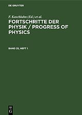 E-Book (pdf) Fortschritte der Physik / Progress of Physics. Band 25, Heft 1 von 