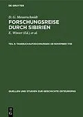 E-Book (pdf) Tagebuchaufzeichnungen ab November 1725 von D. G. Messerschmidt