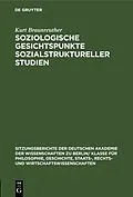 E-Book (pdf) Soziologische Gesichtspunkte sozialstruktureller Studien von Kurt Braunreuther