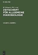 Livre Relié Zeitschrift für Allgemeine Mikrobiologie. Volume 24, Number 8 de 