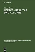 E-Book (pdf) Heimat  Realität und Aufgabe von Günter Lange