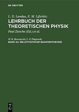 E-Book (pdf) Relativistische Quantentheorie von W. B. Berestetzki, L. P. Pitajewski