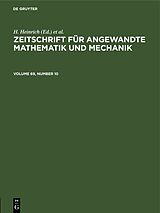 eBook (pdf) Zeitschrift für Angewandte Mathematik und Mechanik. Volume 69, Number 10 de 