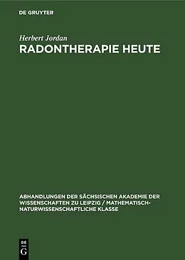 E-Book (pdf) Radontherapie heute von Herbert Jordan