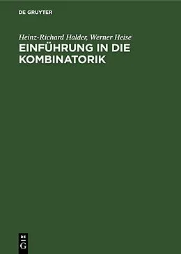 E-Book (pdf) Einführung in die Kombinatorik von Heinz-Richard Halder, Werner Heise