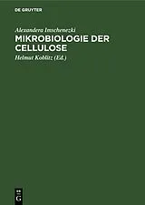 PDF Mikrobiologie der Cellulose von Alexandera Imschenezki
