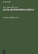 Fester Einband Acta Biotechnologica, Volume 8, Number 6, Acta Biotechnologica (1988) von 